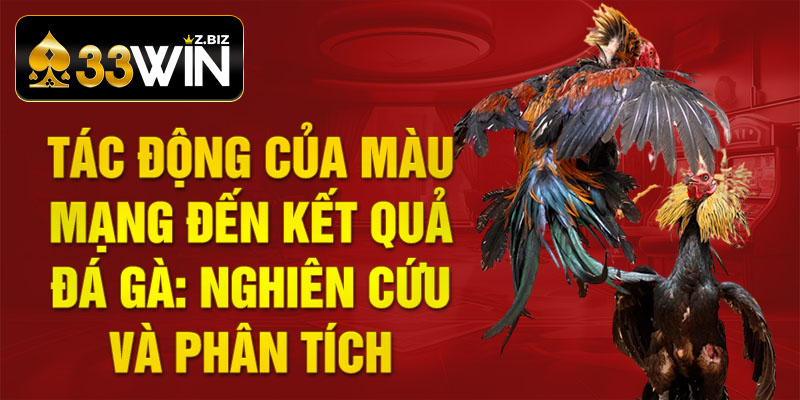 Tác Động Của Màu Mạng Đến Kết Quả Đá Gà: Nghiên Cứu Và Phân Tích